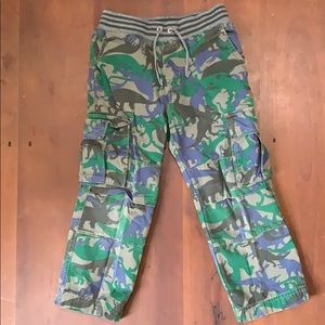 Hanna anderson boys dinosaur pull on pants size 5